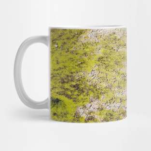 Green Arid Crumbling Texture Mug